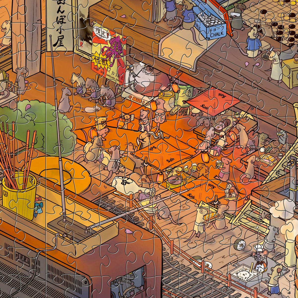 The Busy Bistro - 1,000-Piece Magic Jigsaw Puzzle