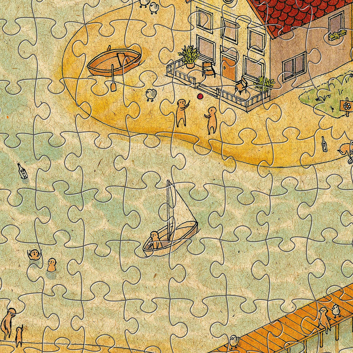 The Sunny City - 1,000-Piece Magic Jigsaw Puzzle