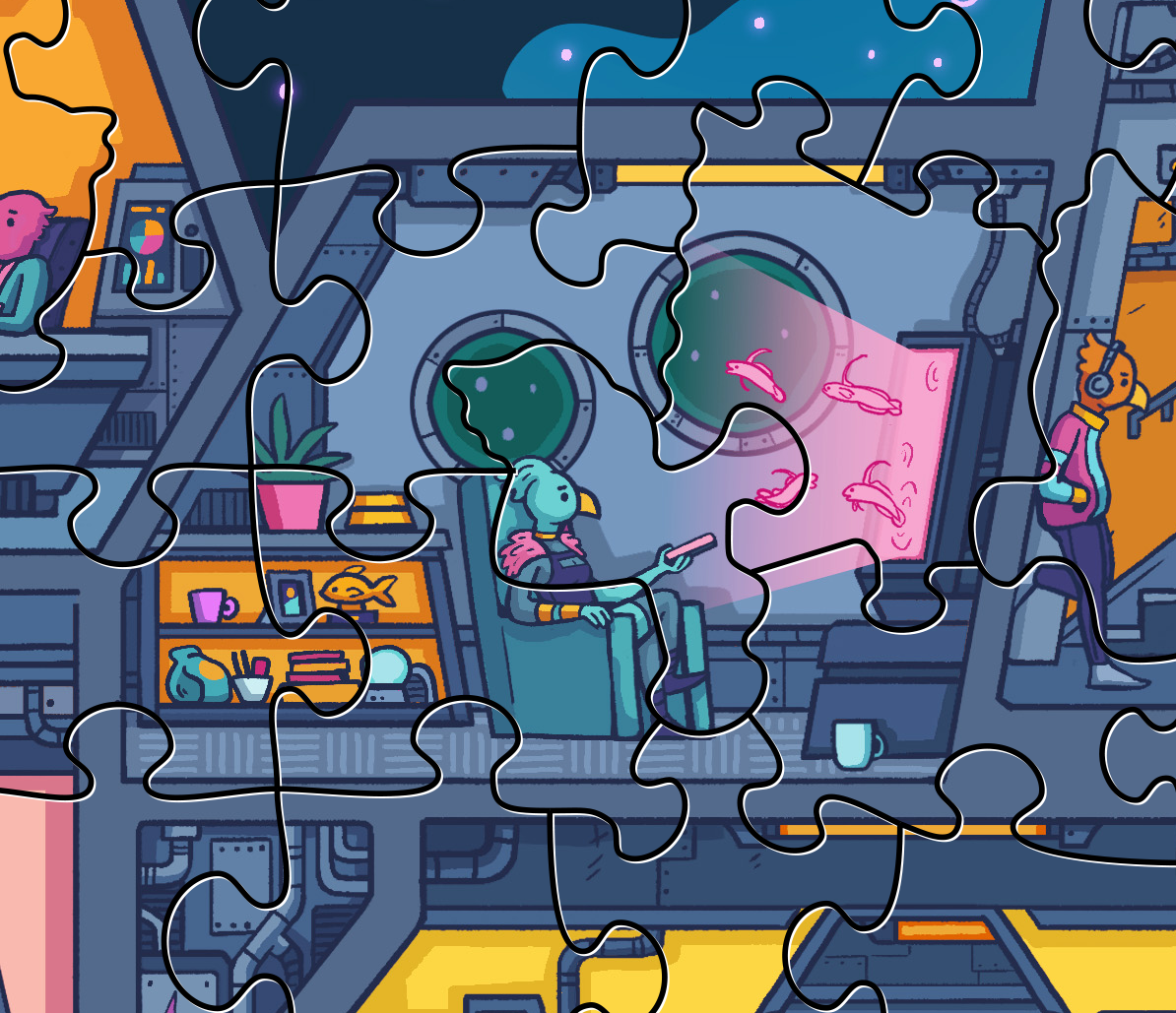 The Coveted Comet - 1,000-Piece Magic Jigsaw Puzzle