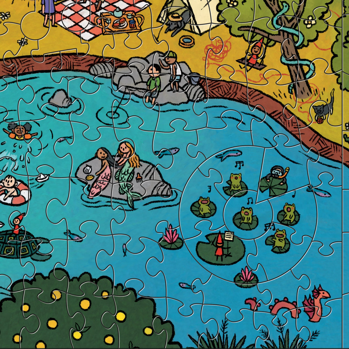 The Gnomes' Homes - 1,000-Piece Magic Jigsaw Puzzle
