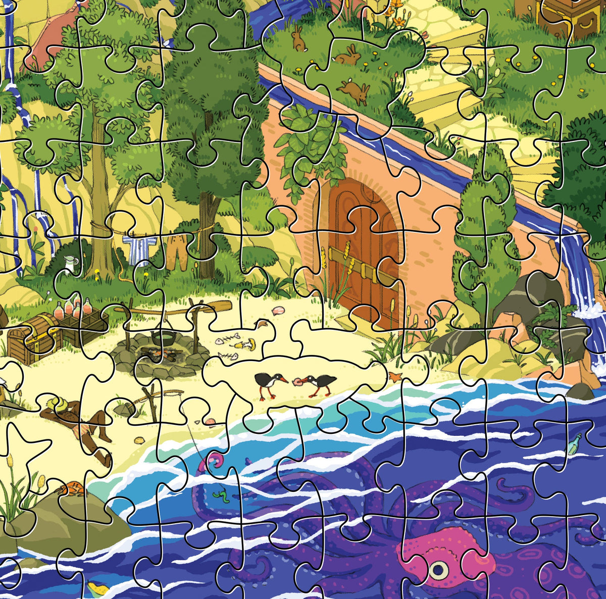 The Golden Goose - 1,000-Piece Magic Jigsaw Puzzle