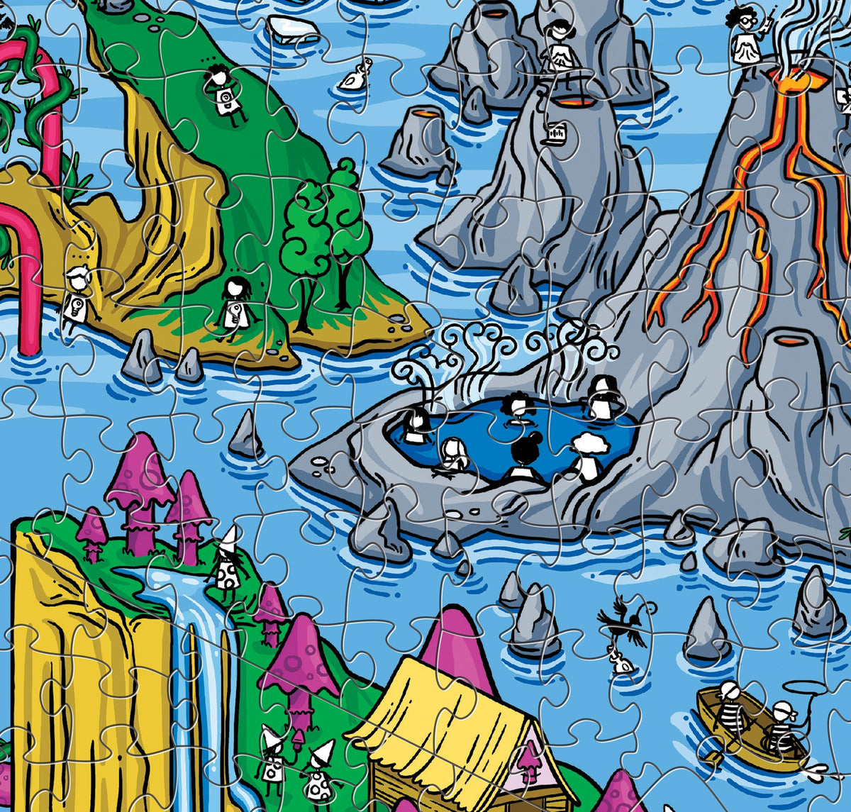 The Happy Isles - 1,000-Piece Magic Jigsaw Puzzle