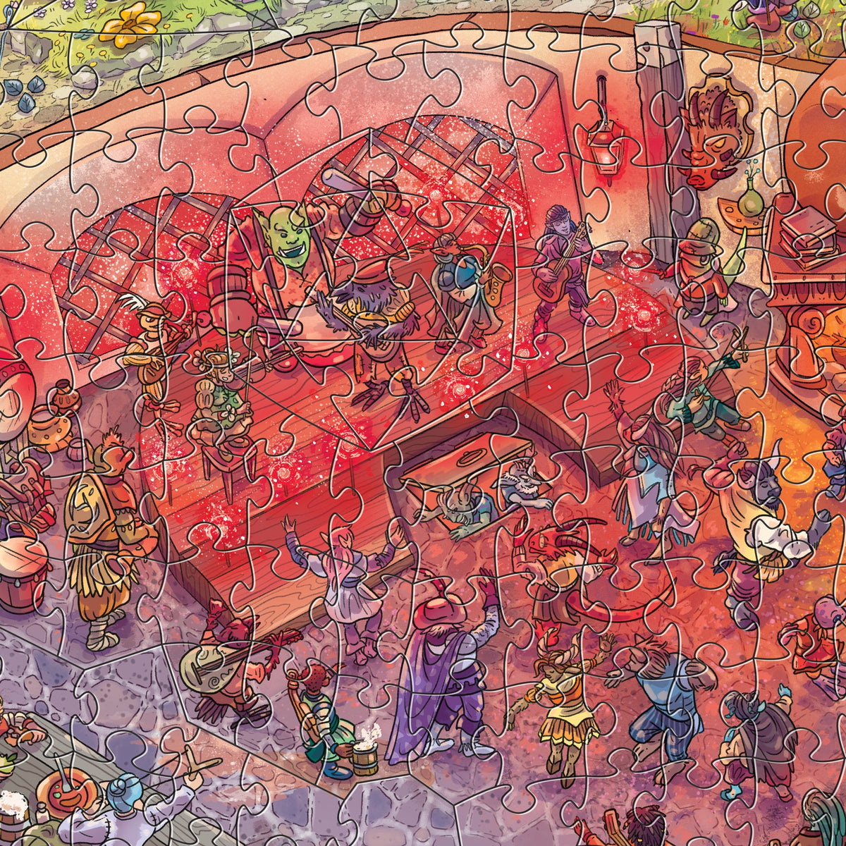 The Puzzled Patron - 1,000-Piece Magic Jigsaw Puzzle