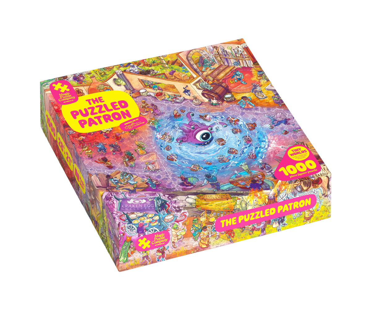 The Puzzled Patron - 1,000-Piece Magic Jigsaw Puzzle