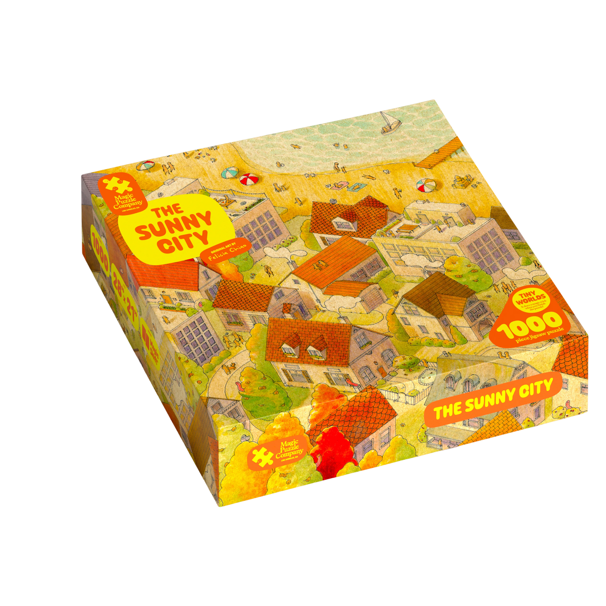 The Sunny City - 1,000-Piece Magic Jigsaw Puzzle
