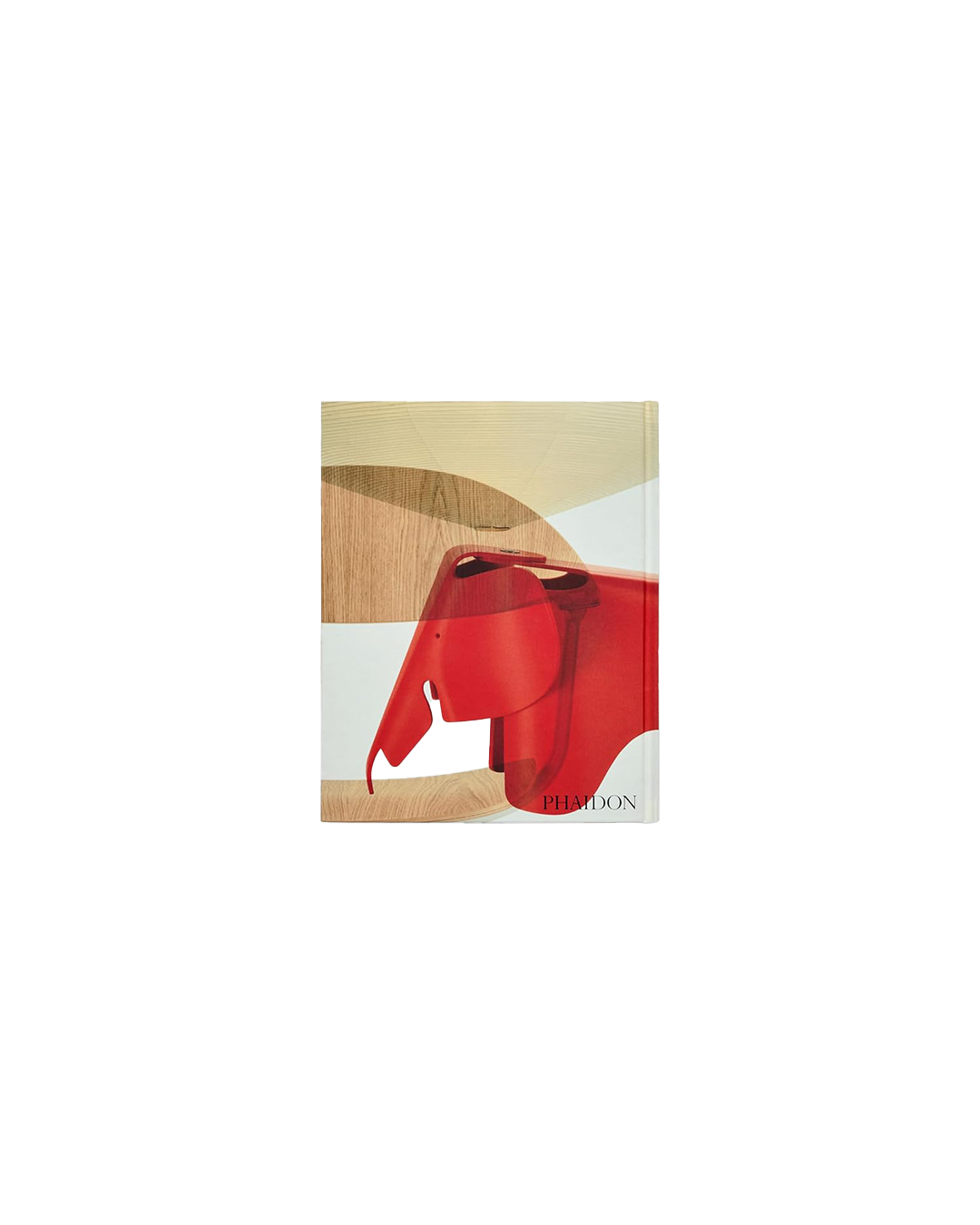 Product packaging with a red design on a white background