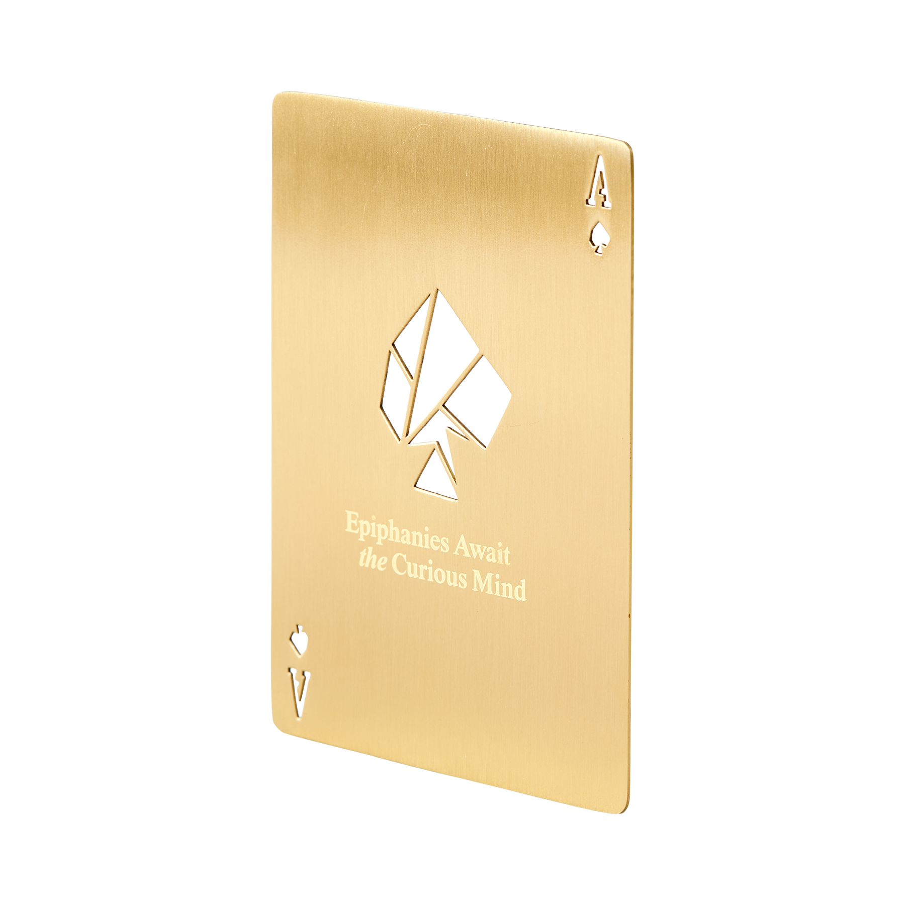 Ace of Spades Metal Bookmark