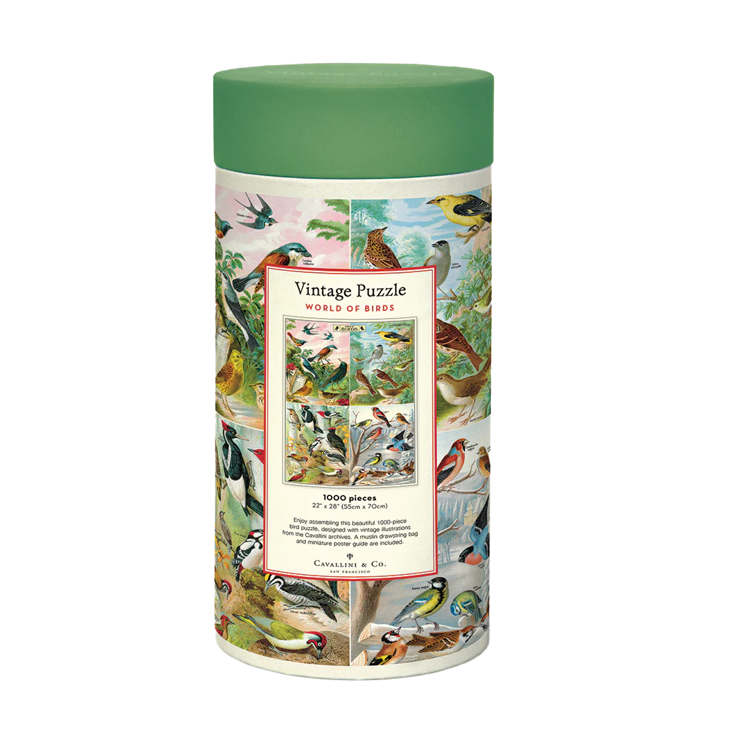 Vintage World of Birds Puzzle