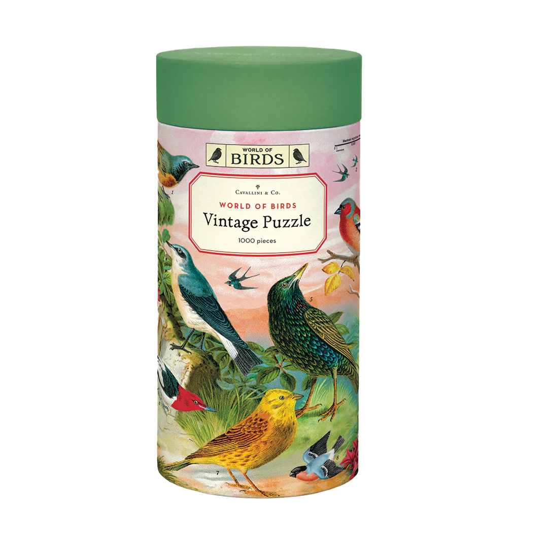 Vintage World of Birds Puzzle
