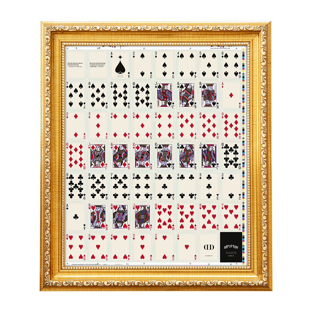 Damn Good Cards Uncut Sheet