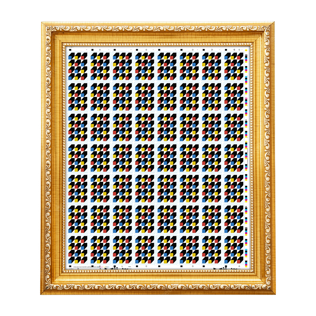 Damn Good Cards Uncut Sheet