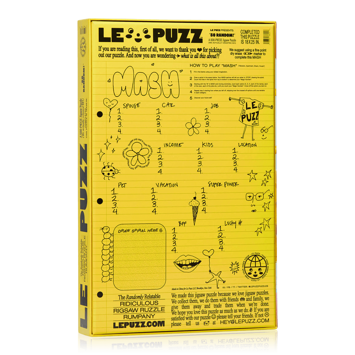 Le Puzz So Random Jigsaw Puzzle