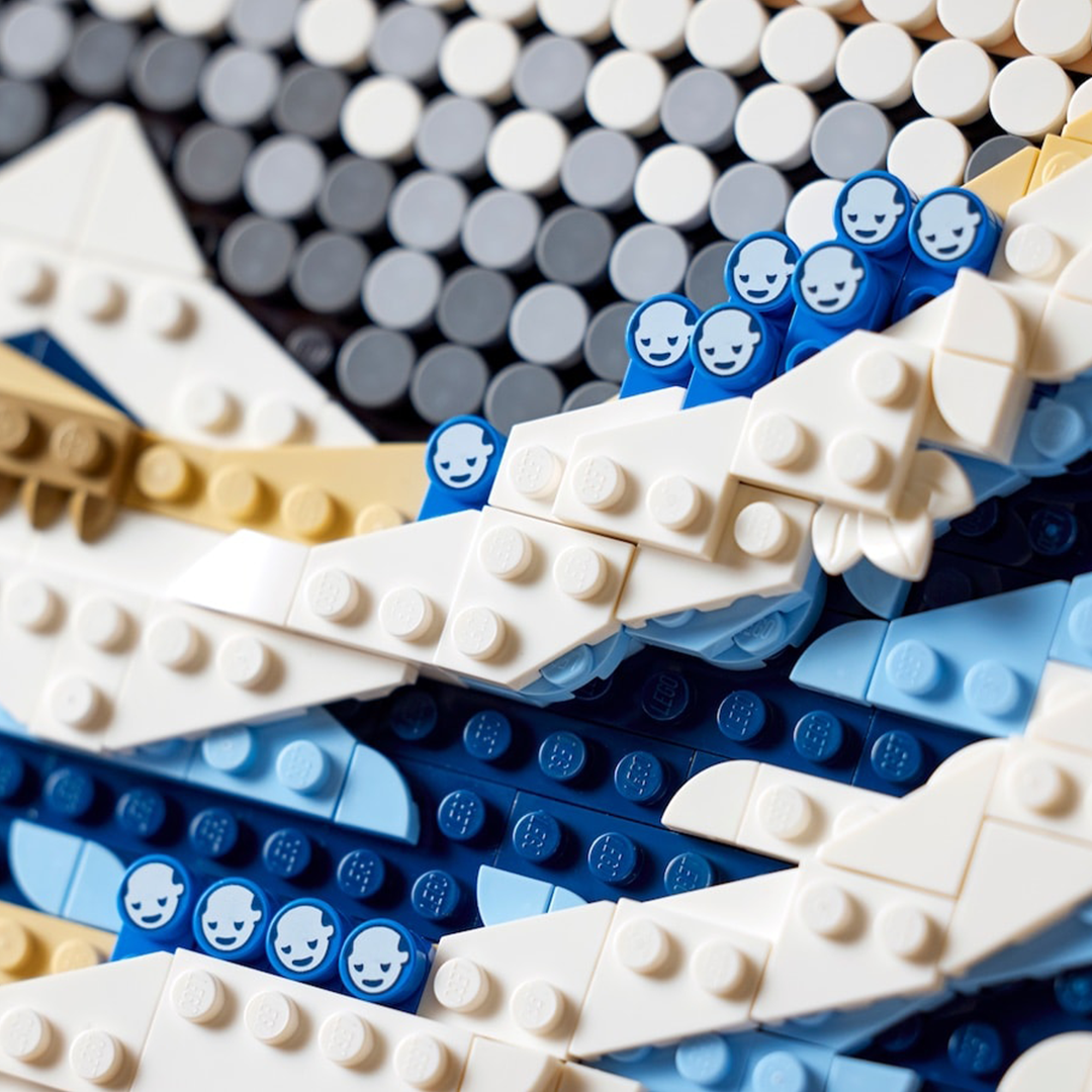 LEGO® The Great Wave by Hokusai