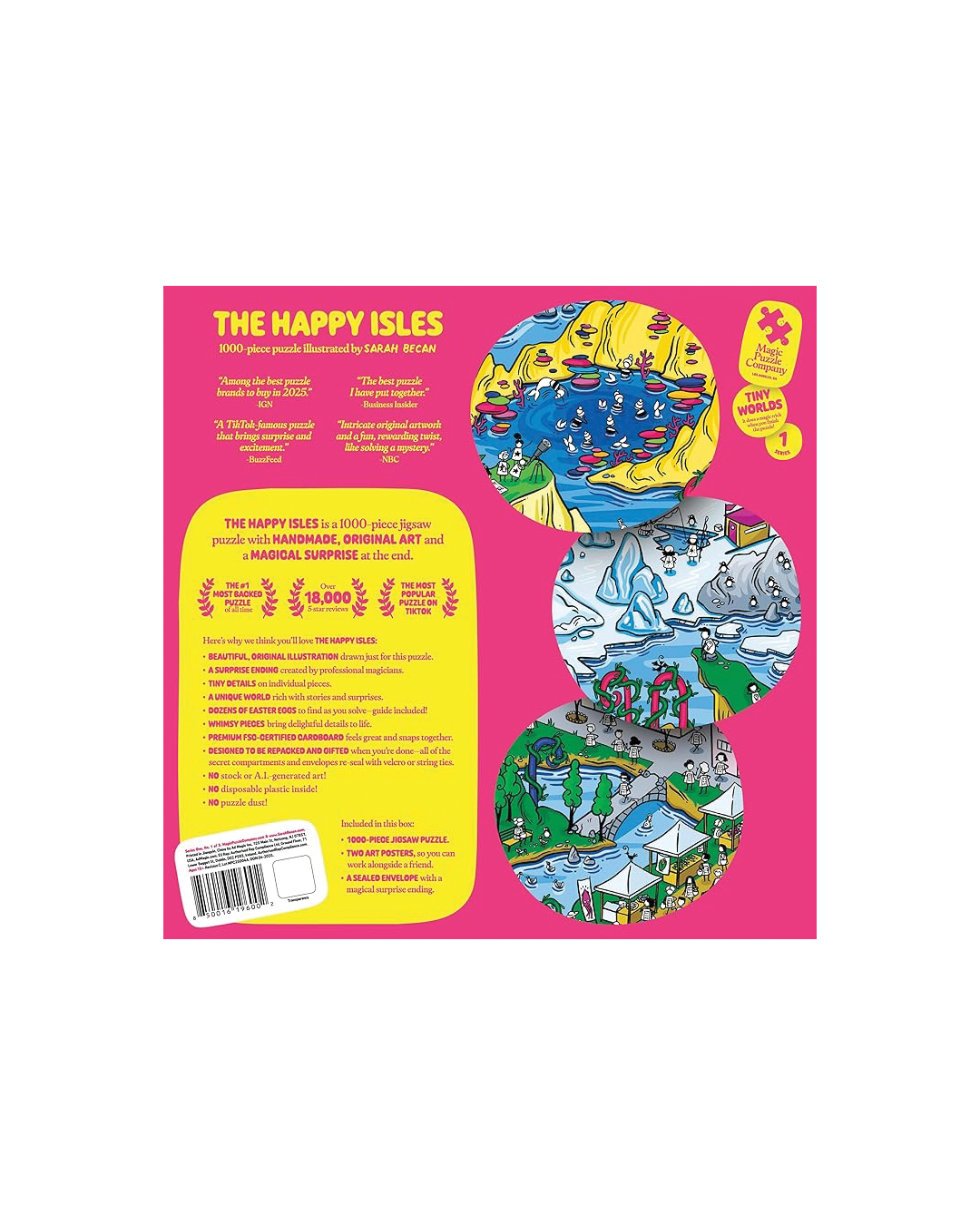 The Happy Isles - 1,000-Piece Magic Jigsaw Puzzle