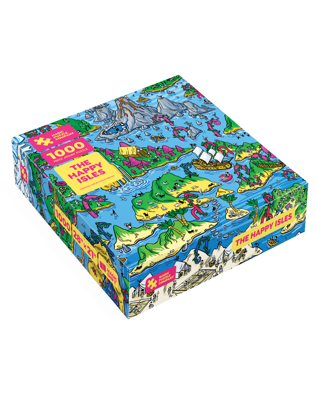 The Happy Isles - 1,000-Piece Magic Jigsaw Puzzle - Art of Play