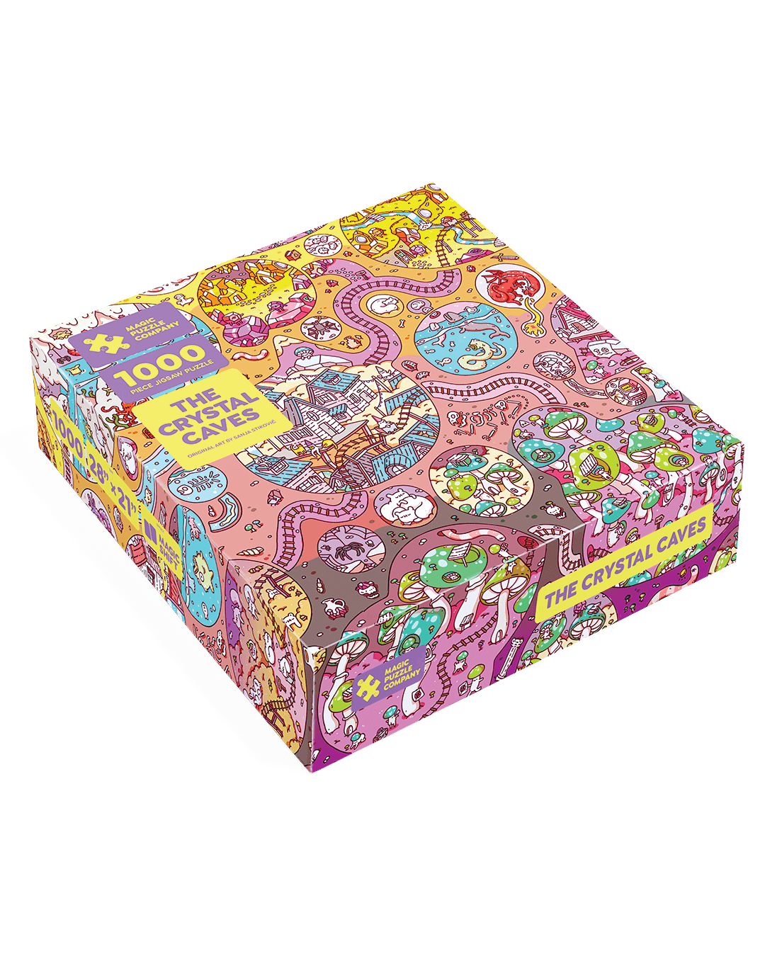 The Crystal Caves - 1,000-Piece Magic Jigsaw Puzzle - Art of Play