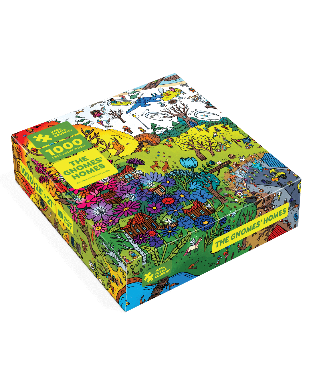 The Gnomes' Homes - 1,000-Piece Magic Jigsaw Puzzle - Art of Play
