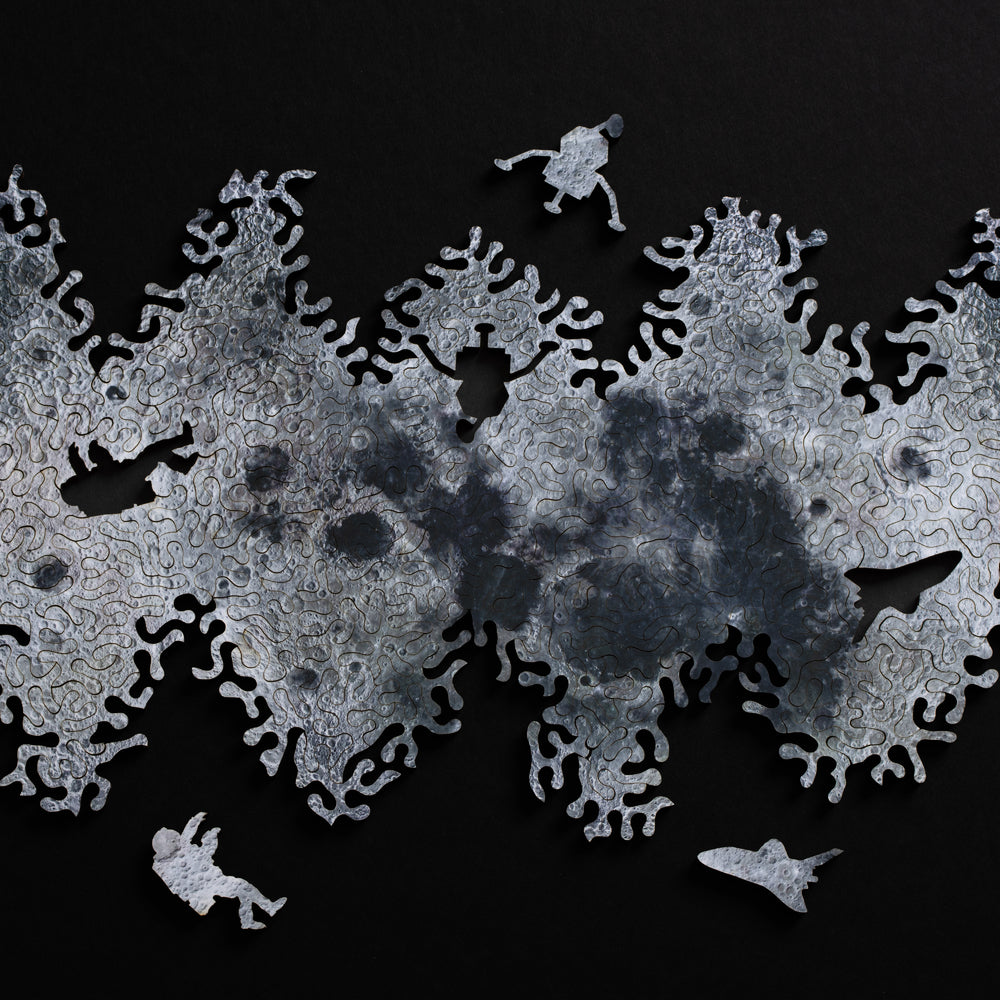 Microscopic view of viruses on a black background