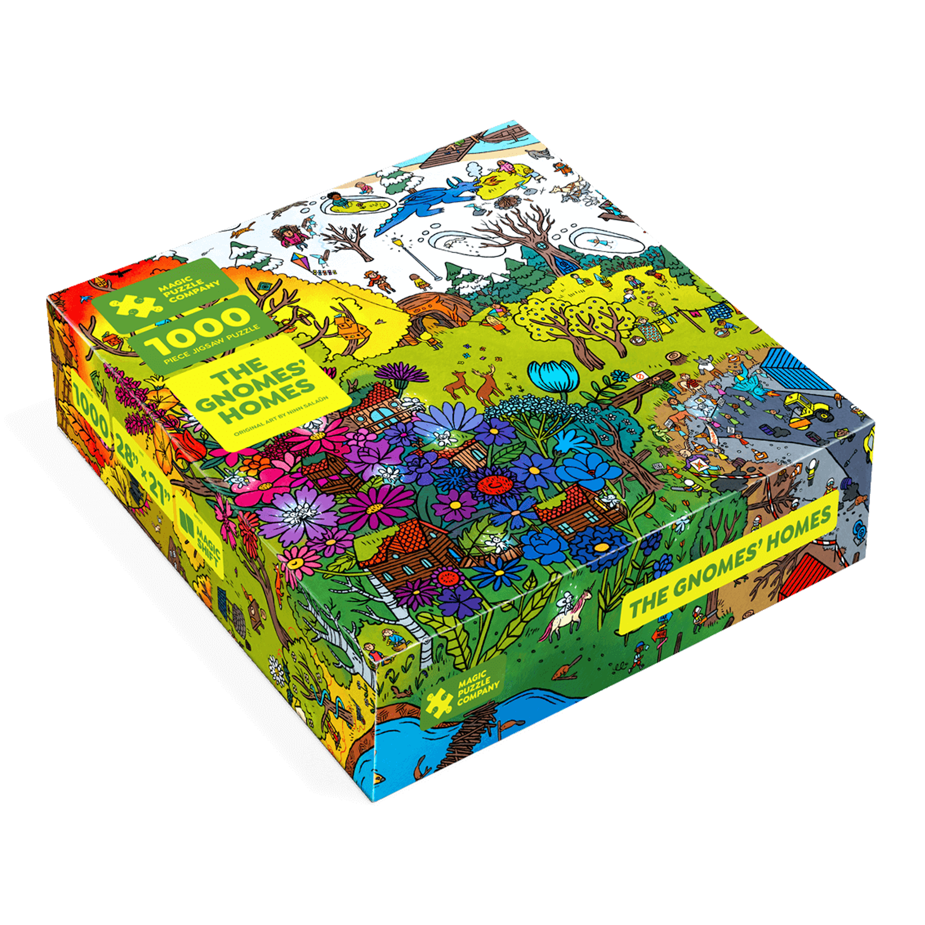The Gnomes Homes 1,000-Piece Magic Jigsaw Puzzle
