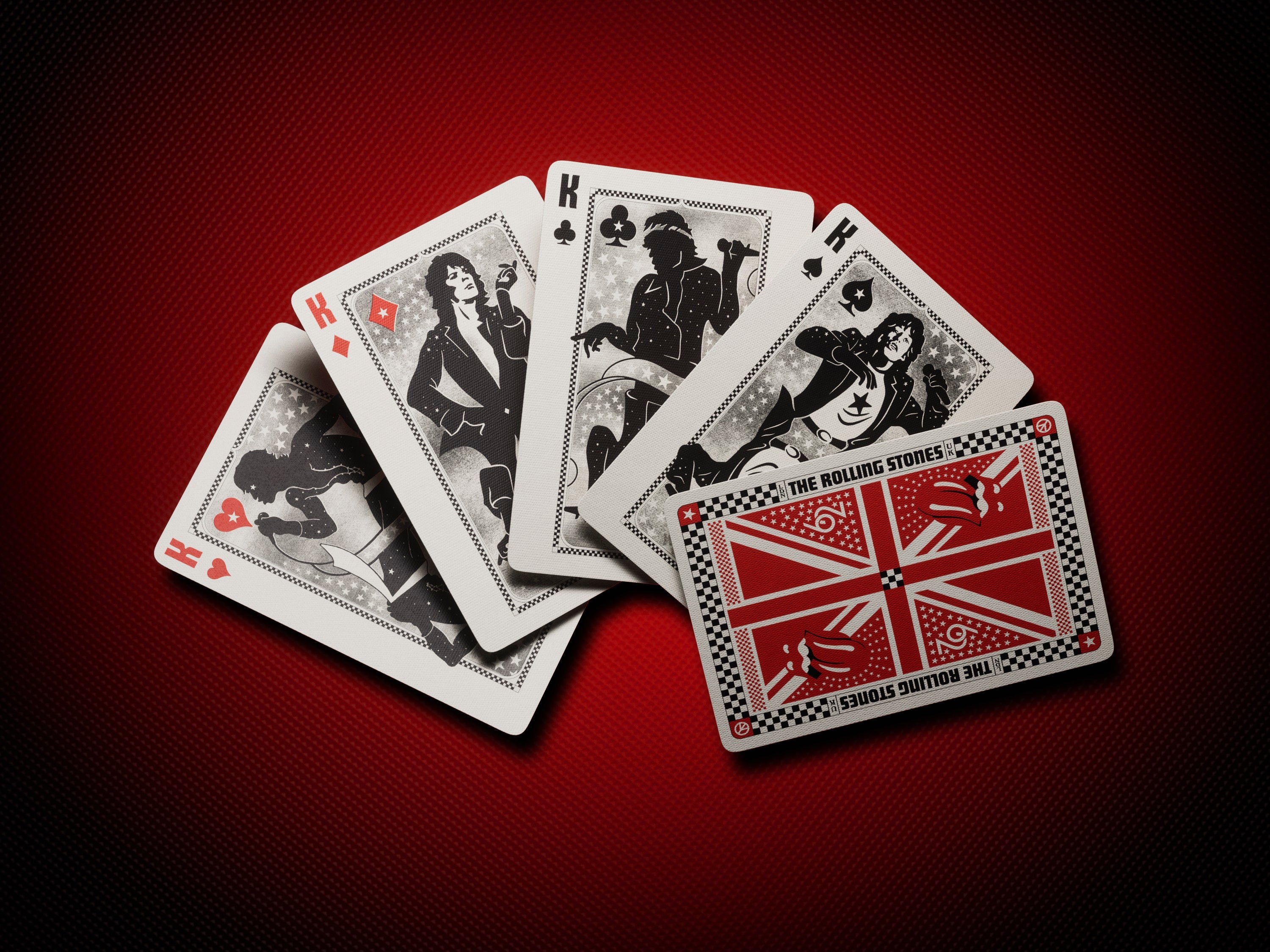 Rolling Stones Playing Cards