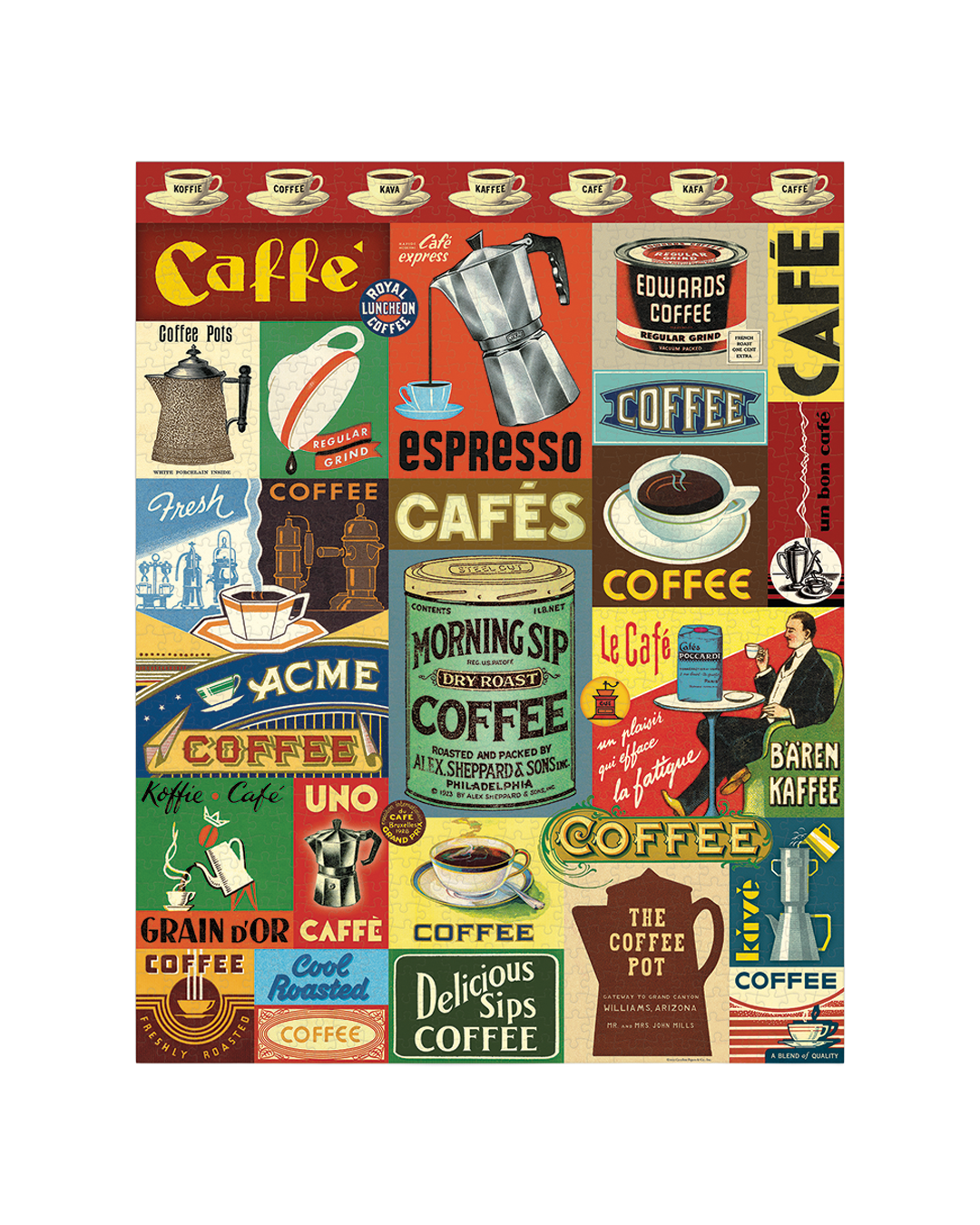 Vintage Coffee Puzzle