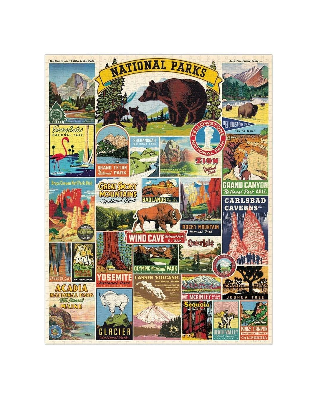 Vintage National Parks Puzzle