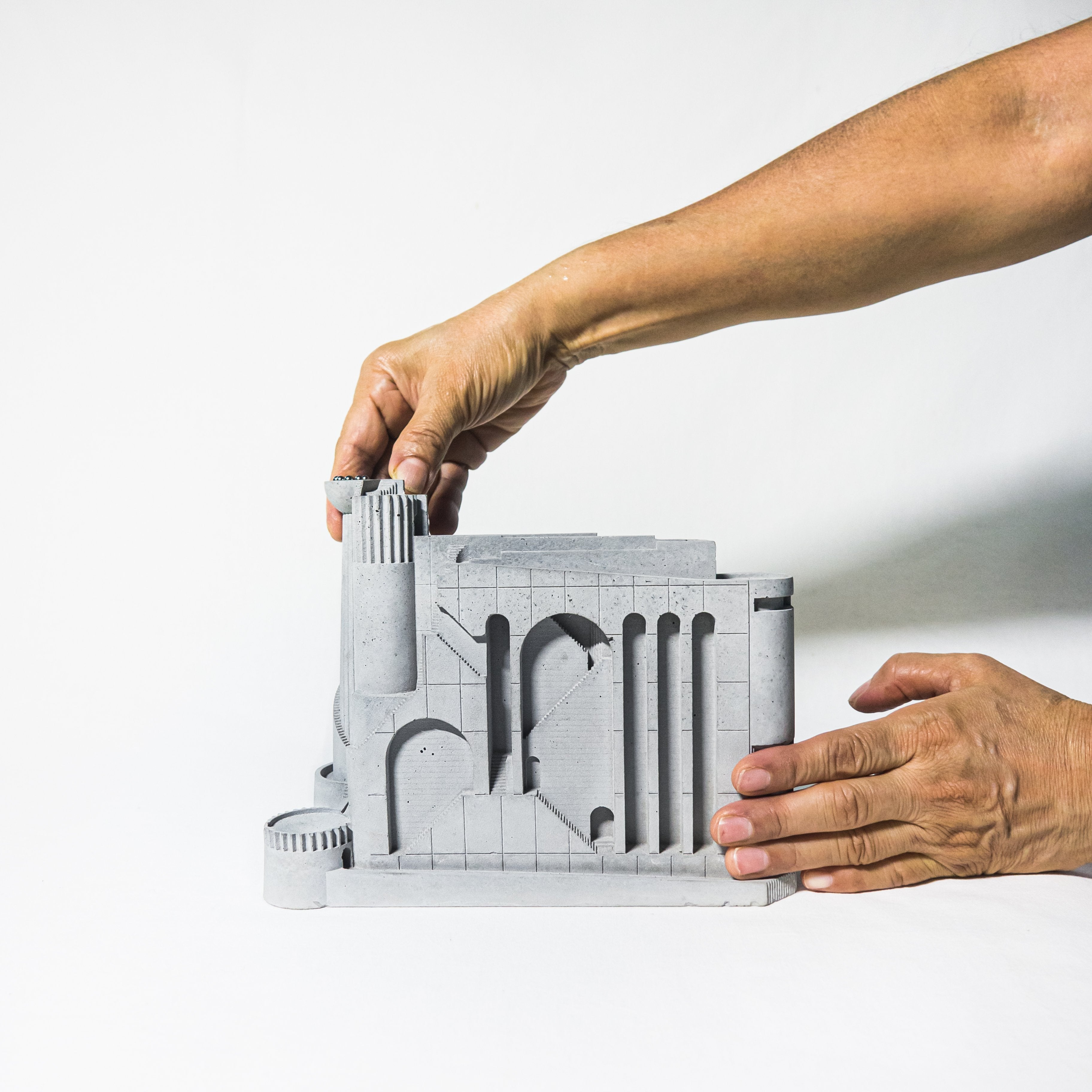 The Factory Concrete Sculpture