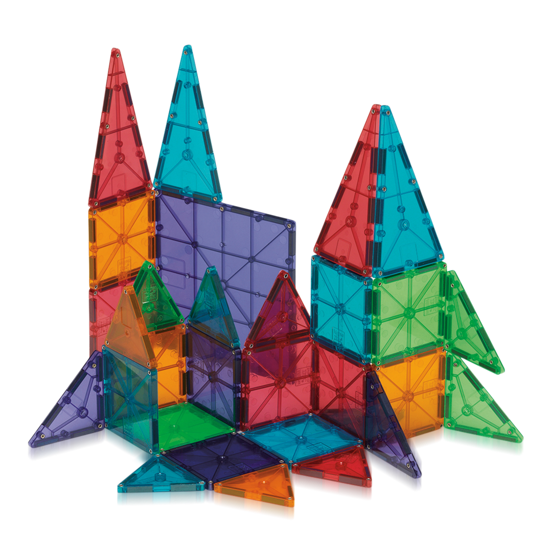 Building with cheap magnetic tiles