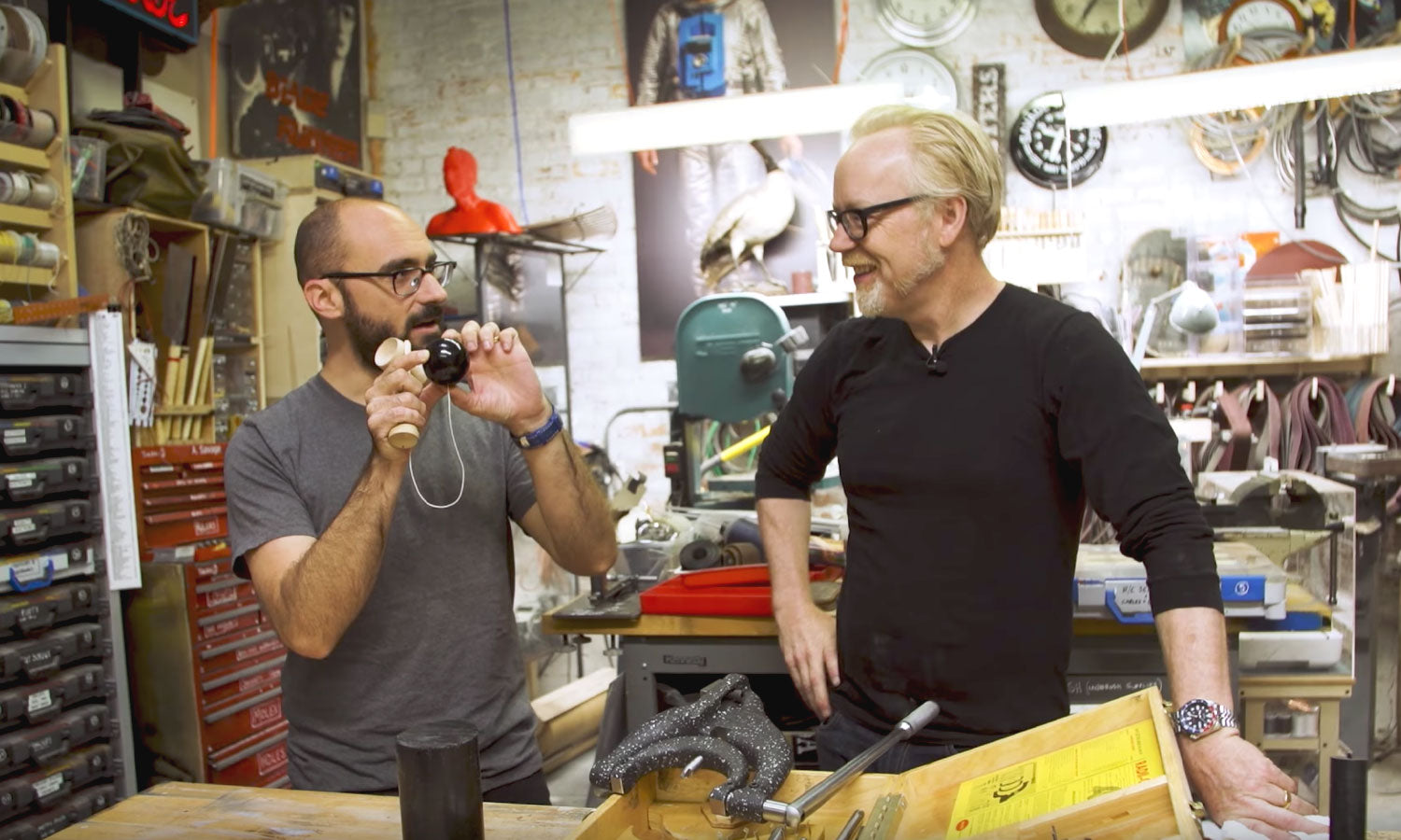 Adam Savage builds a Kendama
