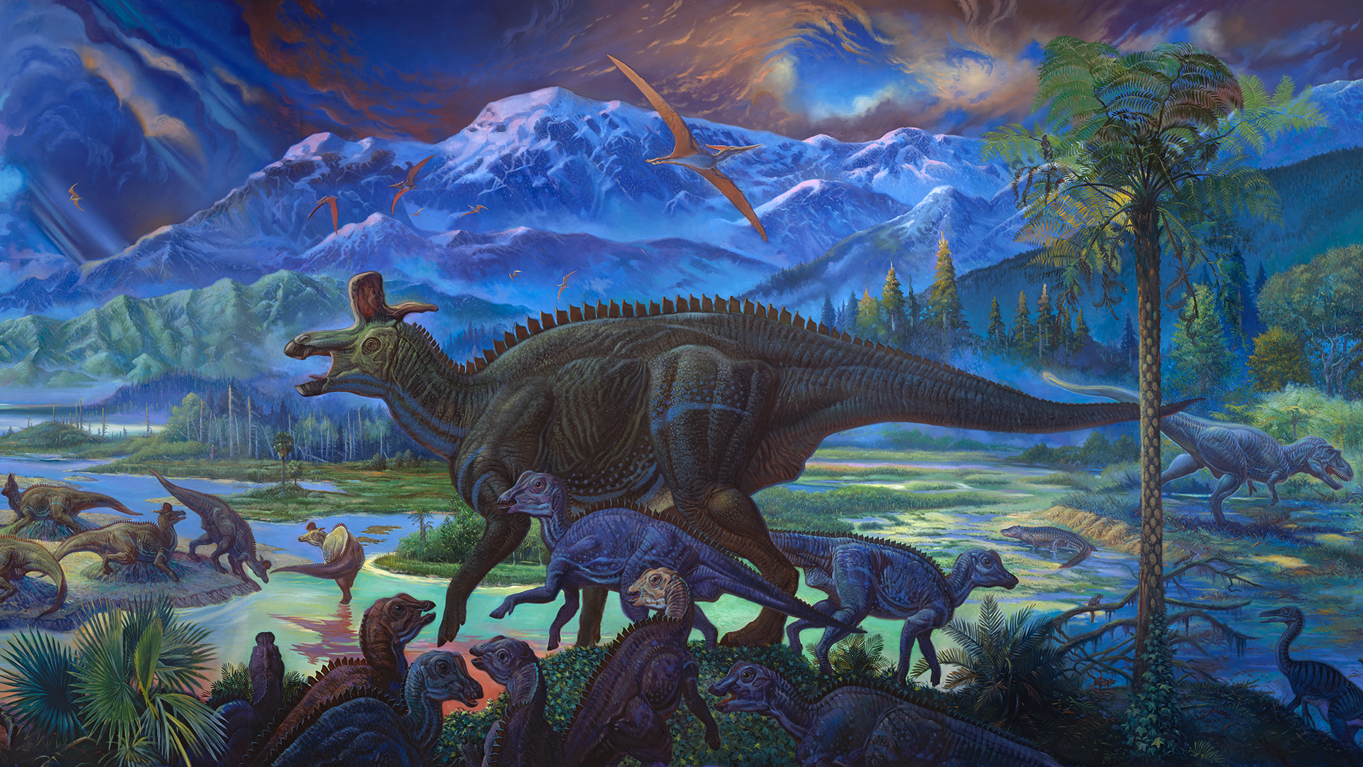 Coastal Dinosaurs by William Stout