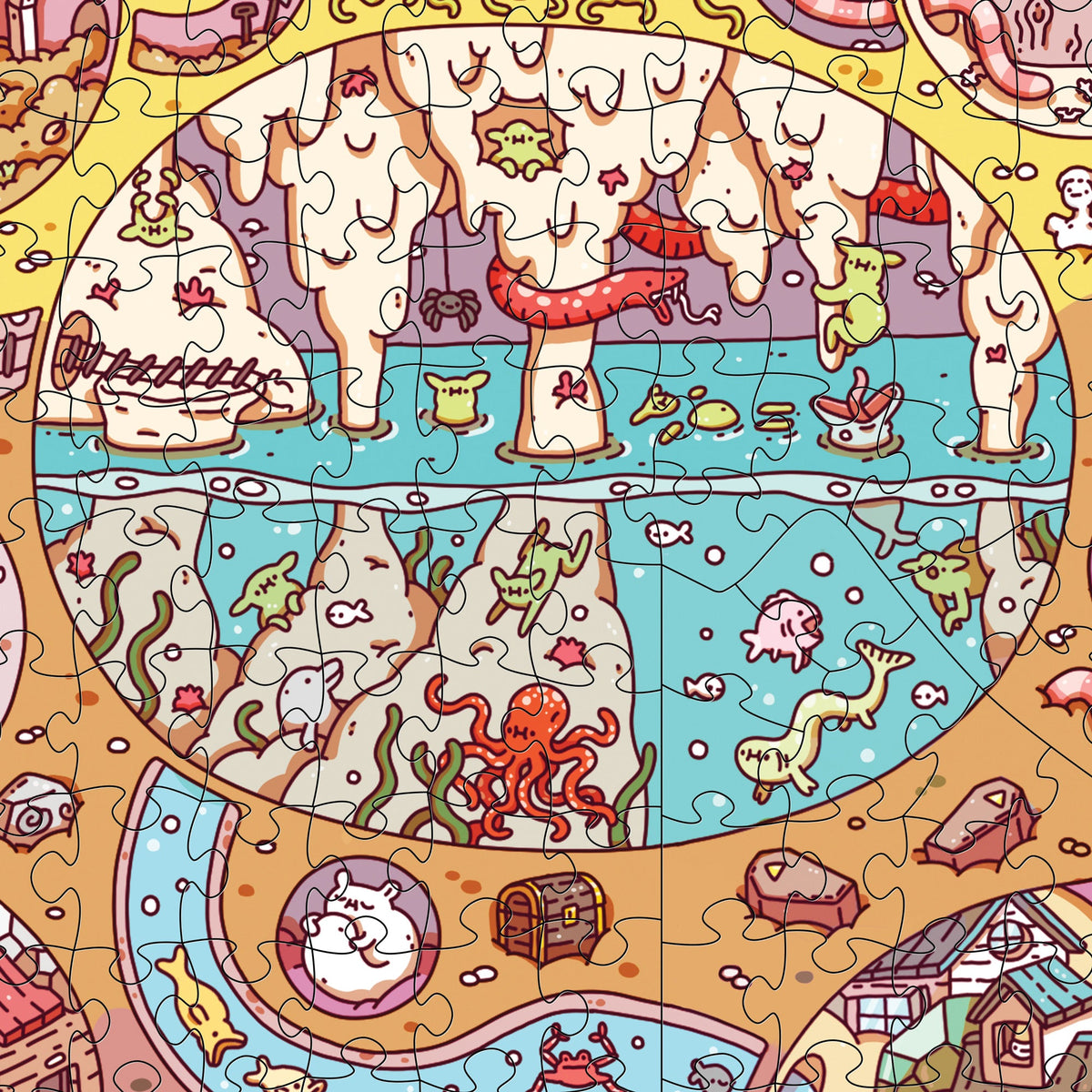 The Crystal Caves - 1,000-Piece Magic Jigsaw Puzzle