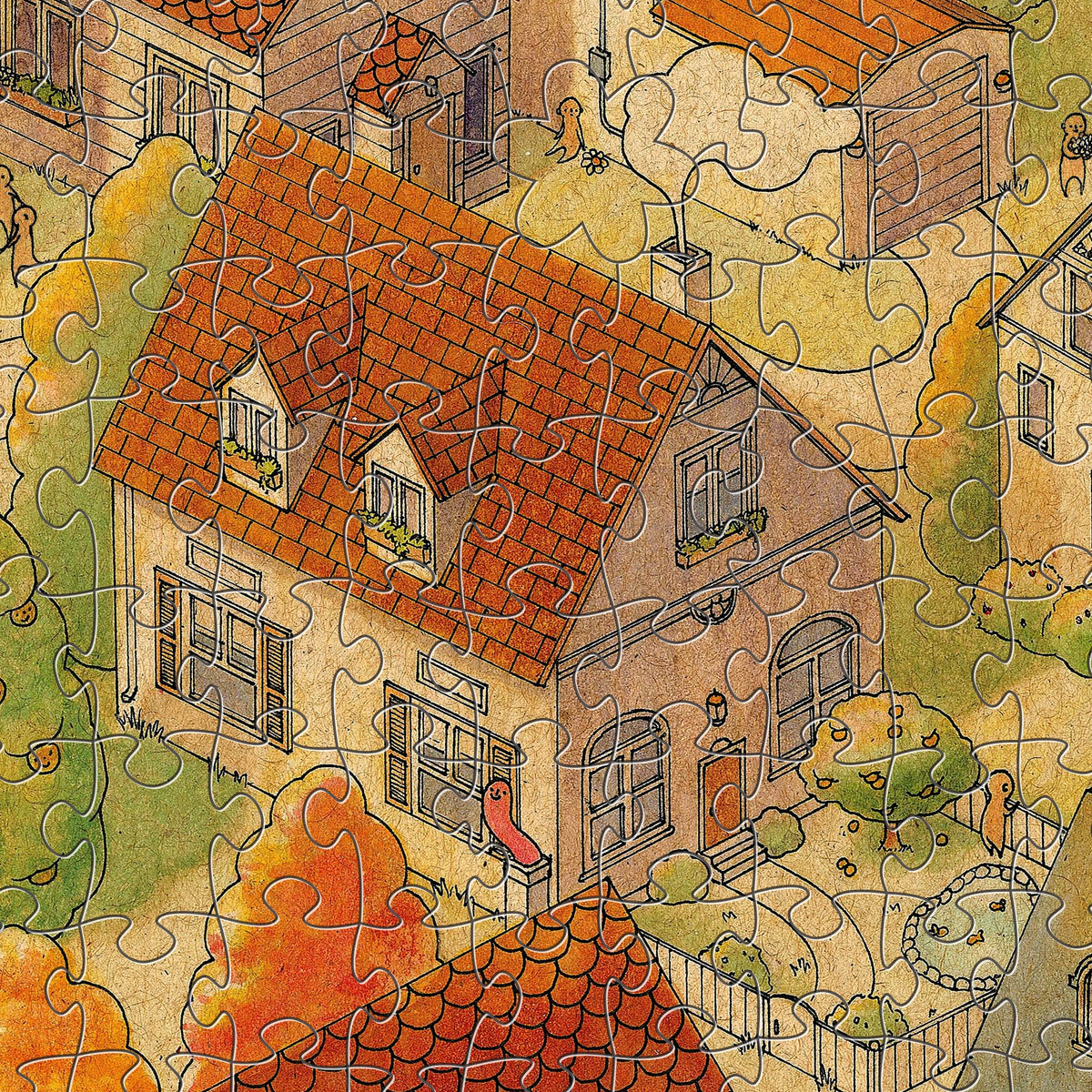 The Sunny City  - 1,000-Piece Magic Jigsaw Puzzle