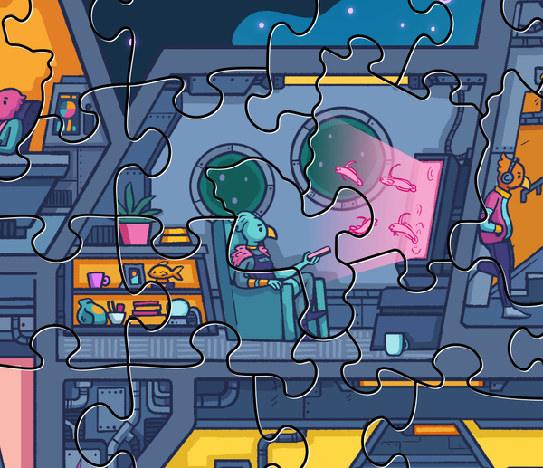 The Coveted Comet - 1,000-Piece Magic Jigsaw Puzzle