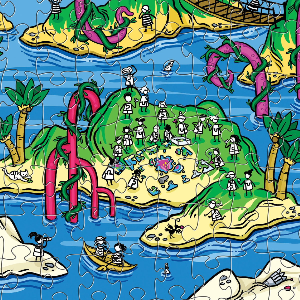 The Happy Isles - 1,000-Piece Magic Jigsaw Puzzle