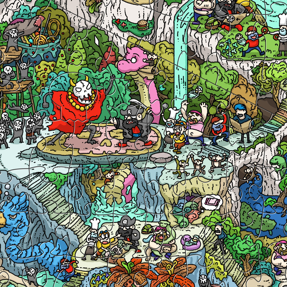 The Peckish Pirates - 1,000-Piece Magic Jigsaw Puzzle