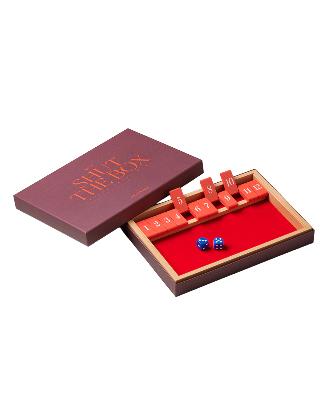 Shut the Box Coffee Table Game