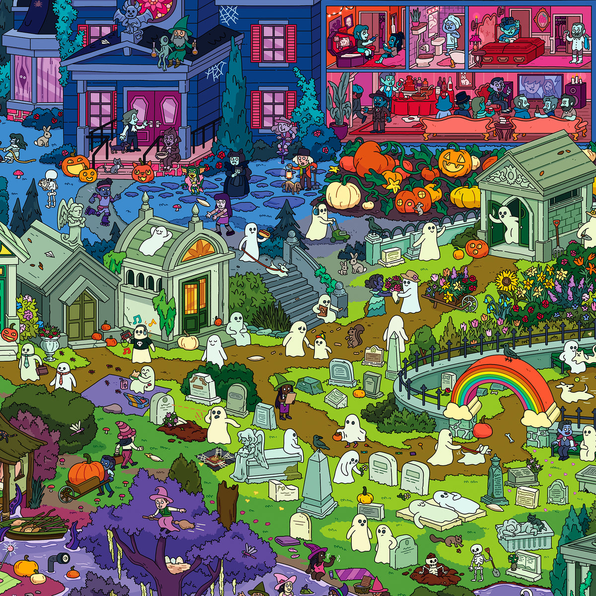 The Spooky Shire - 1,000-Piece Magic Jigsaw Puzzle