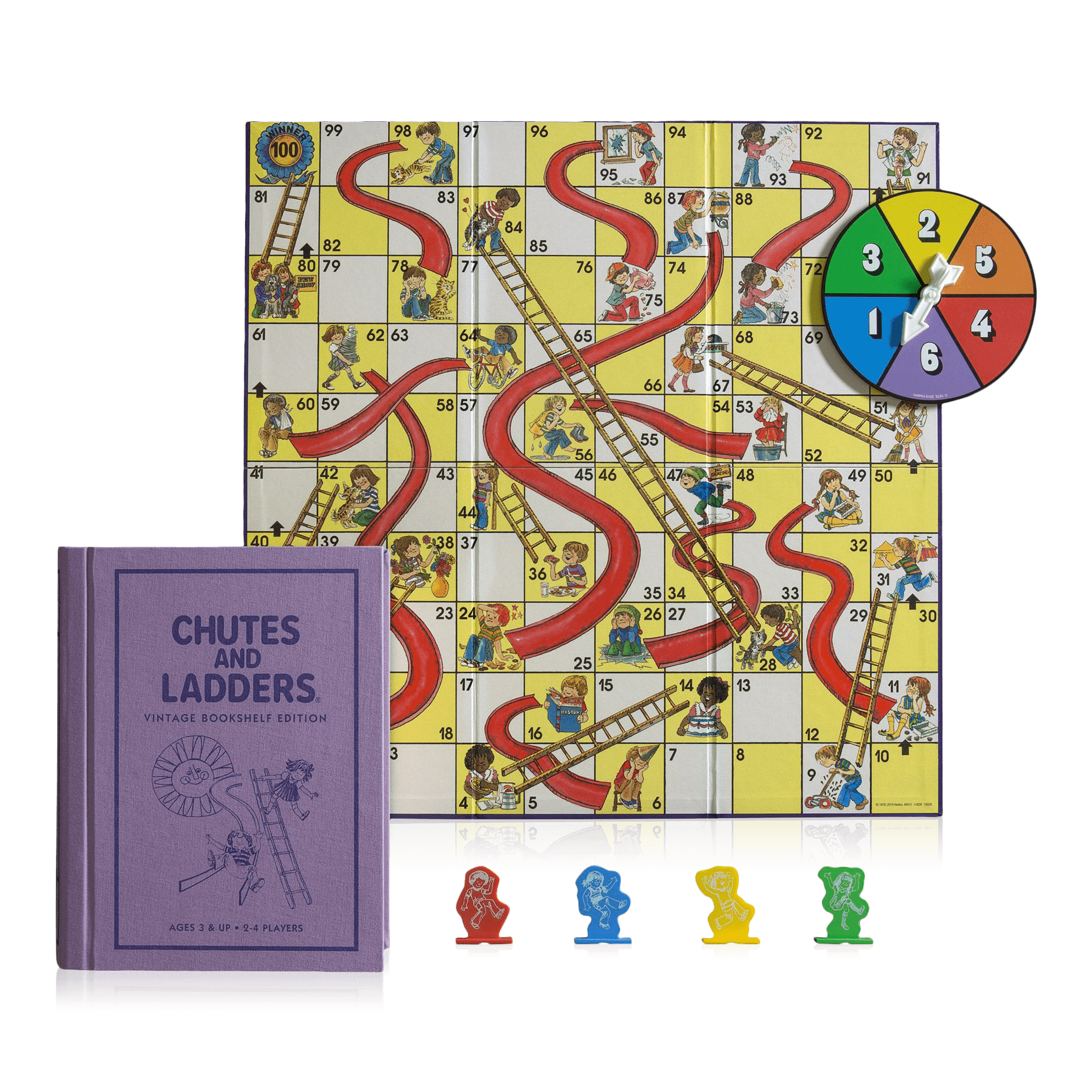 Chutes and Ladders Vintage Bookshelf Edition