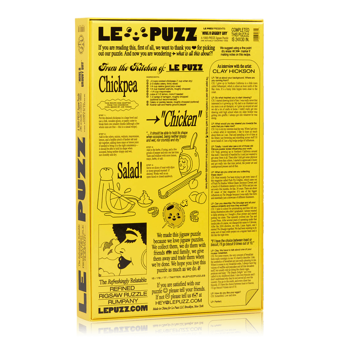 Le Puzz Have A Groovy Day Jigsaw Puzzle