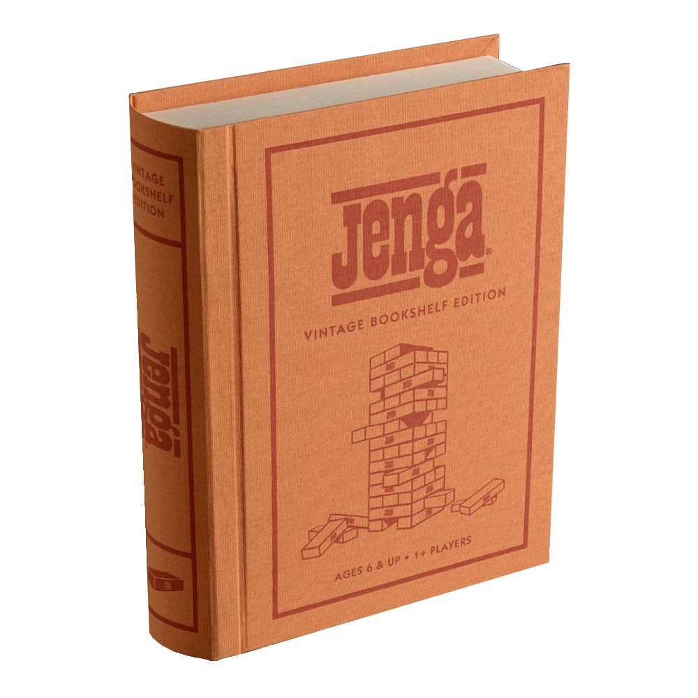 Jenga Vintage Bookshelf Edition