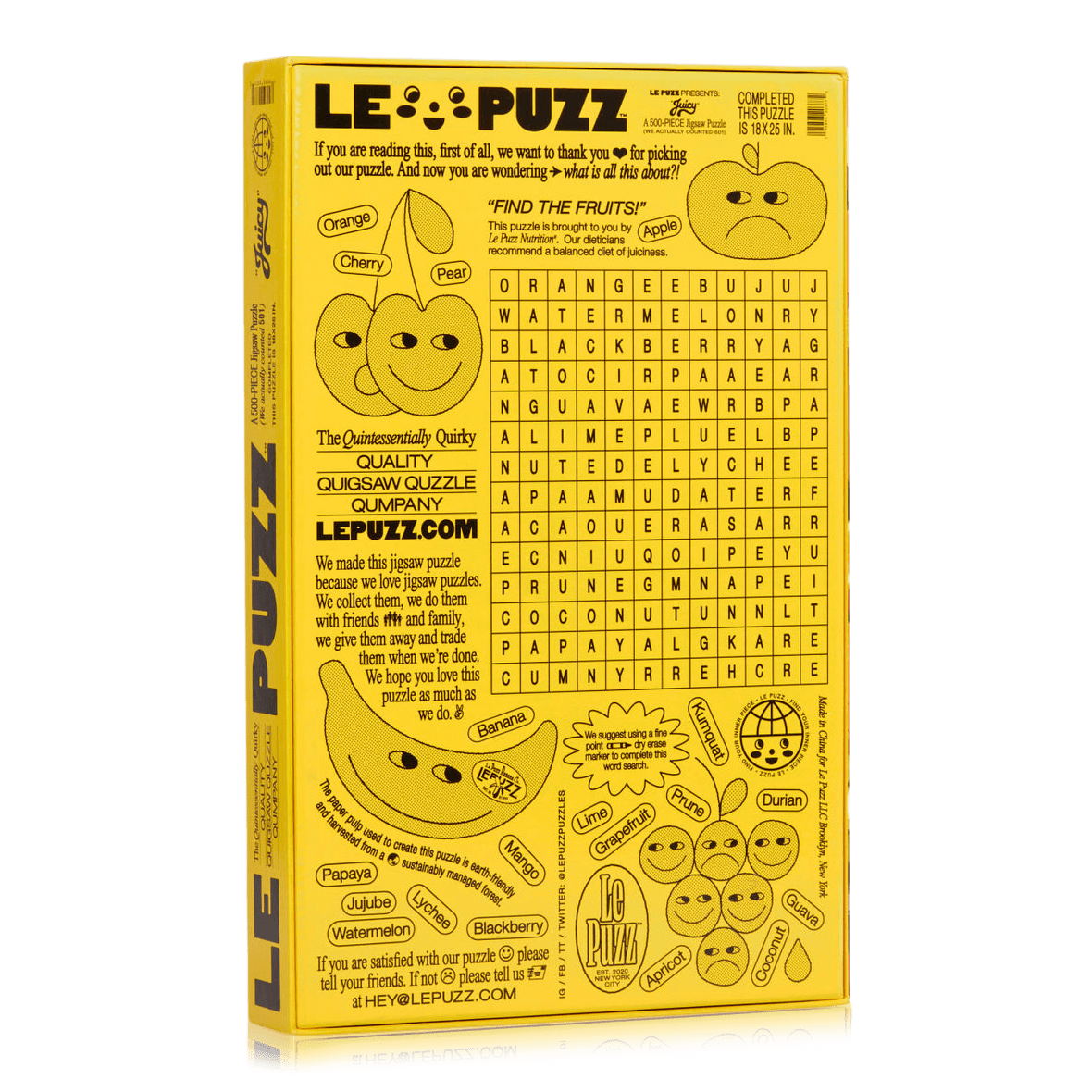 Le Puzz Juicy Jigsaw Puzzle