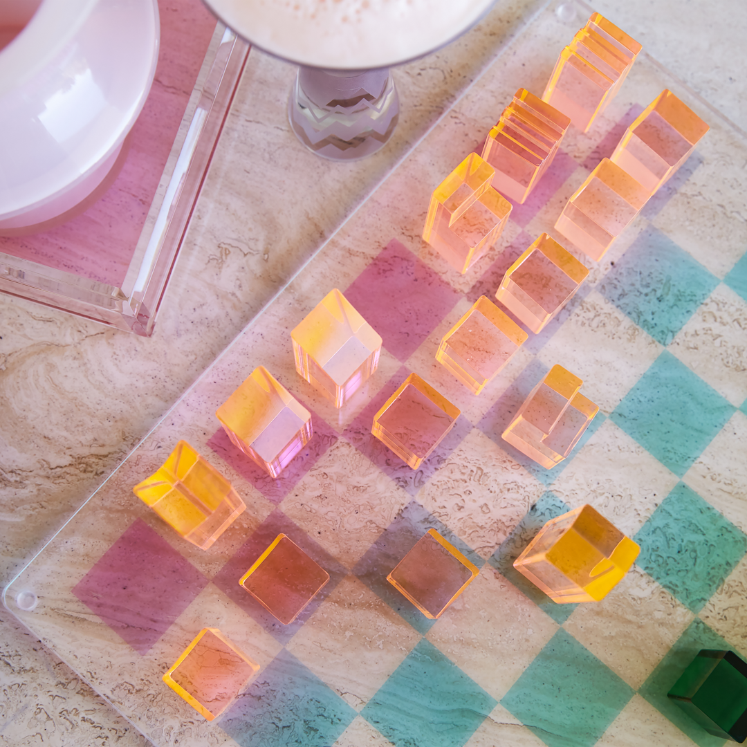 Lucite Chess & Checkers