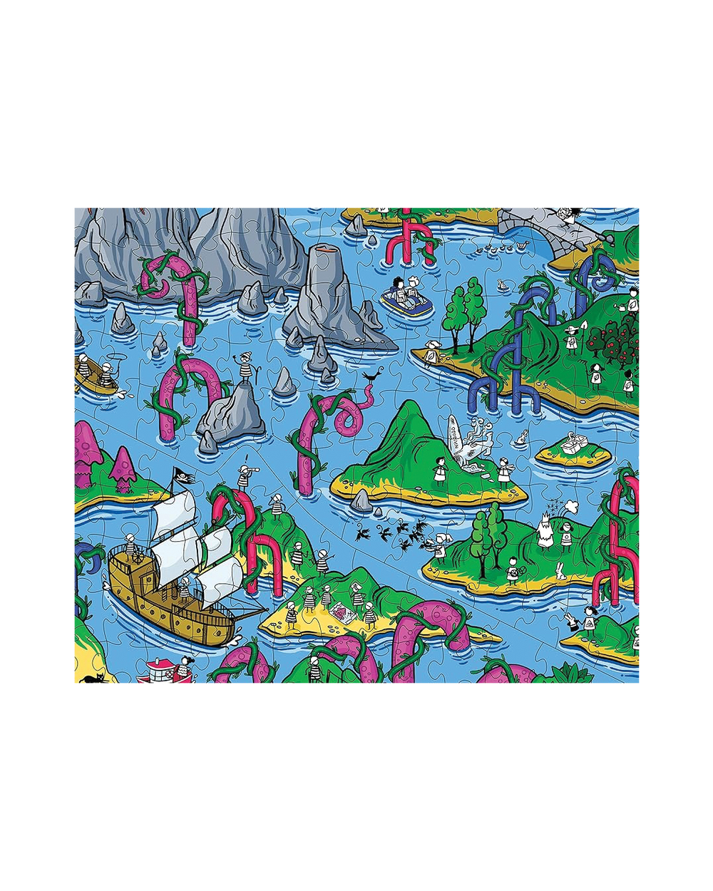 The Happy Isles - 1,000-Piece Magic Jigsaw Puzzle - Art of Play