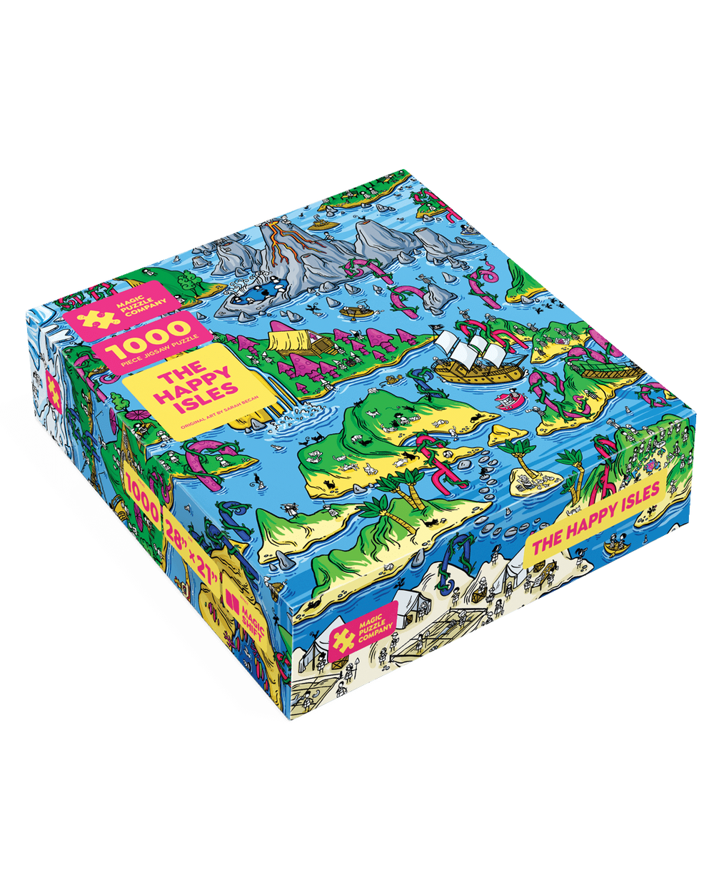 The Happy Isles - 1,000-Piece Magic Jigsaw Puzzle - Art of Play