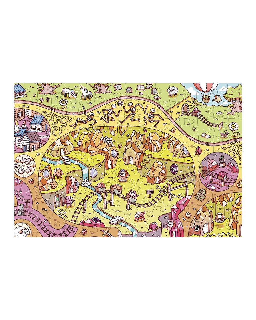 The Crystal Caves - 1,000-Piece Magic Jigsaw Puzzle - Art of Play