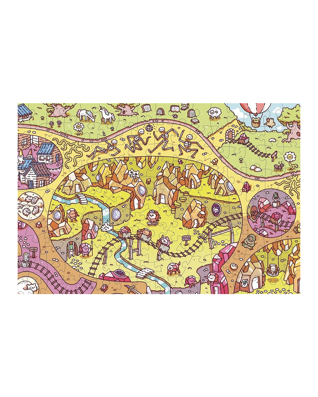 The Crystal Caves - 1,000-Piece Magic Jigsaw Puzzle