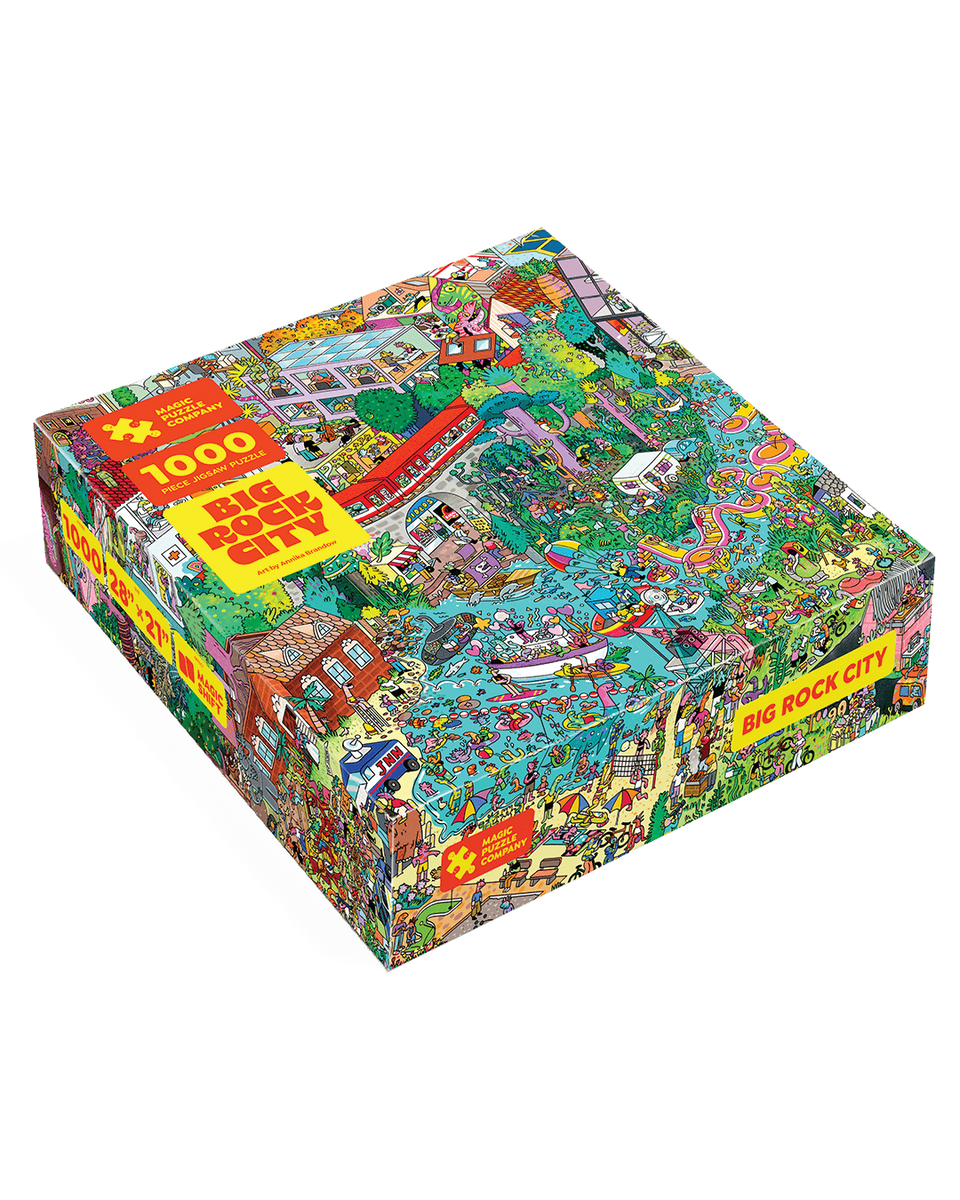 Big Rock City - 1,000-Piece Magic Jigsaw Puzzle - Art of Play