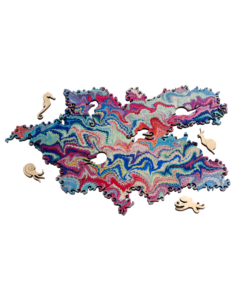 Marbling Infinity Puzzle