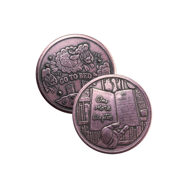 One More Chapter / Go To Bed Decision Coin - Art of Play
