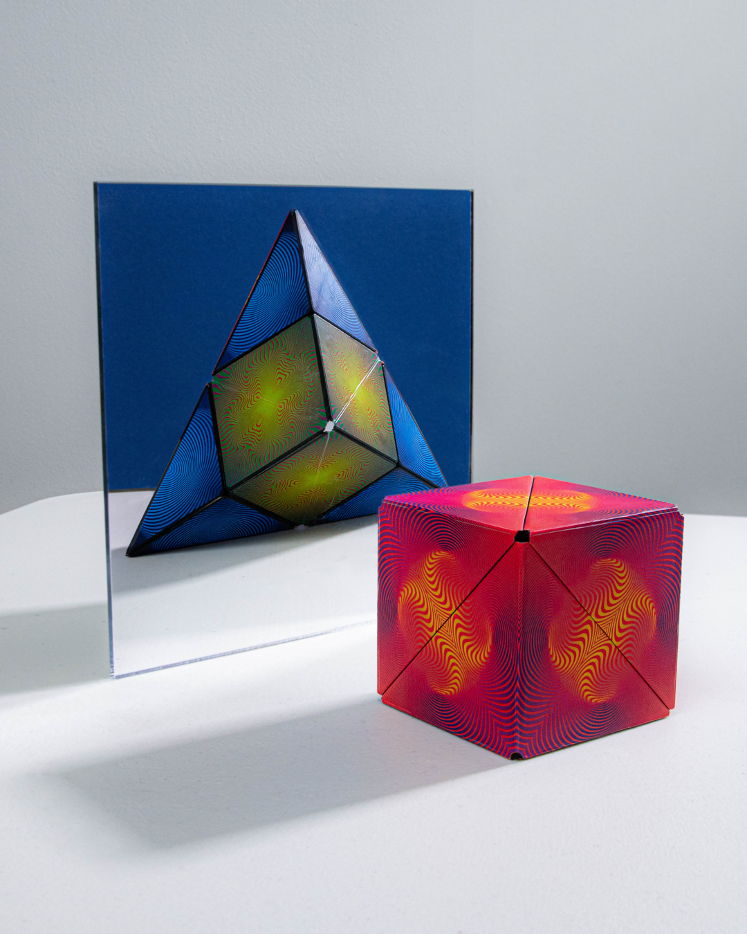 Shashibo Cube Shape shifting sculpture toy. Art of Play